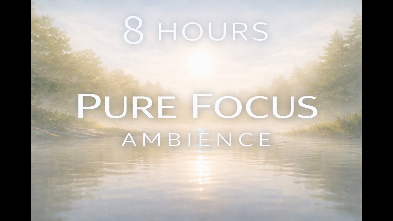 8 Hours of Pure Focus Ambience • Neutral Day Soundscape