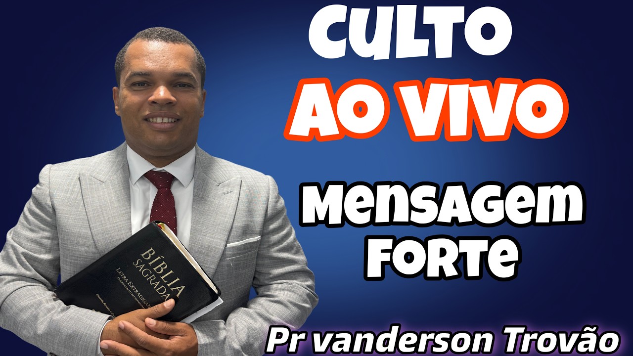 CULTO DE ARREPENDIMENTO PASTOR VANDERSON TROVÃO