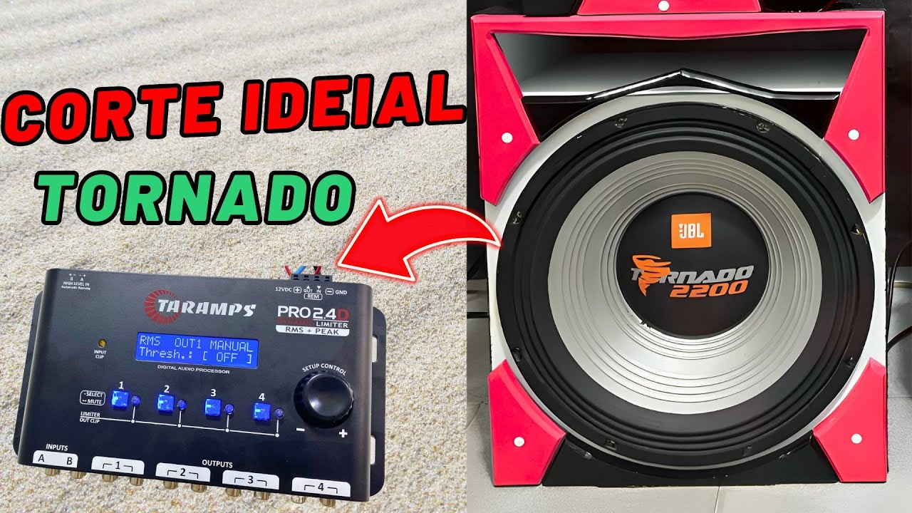 🔟como regular Cortes de Frequência para GRAVE TORNADO 2200, 3000 OU 5600 RMS #somautomotivo