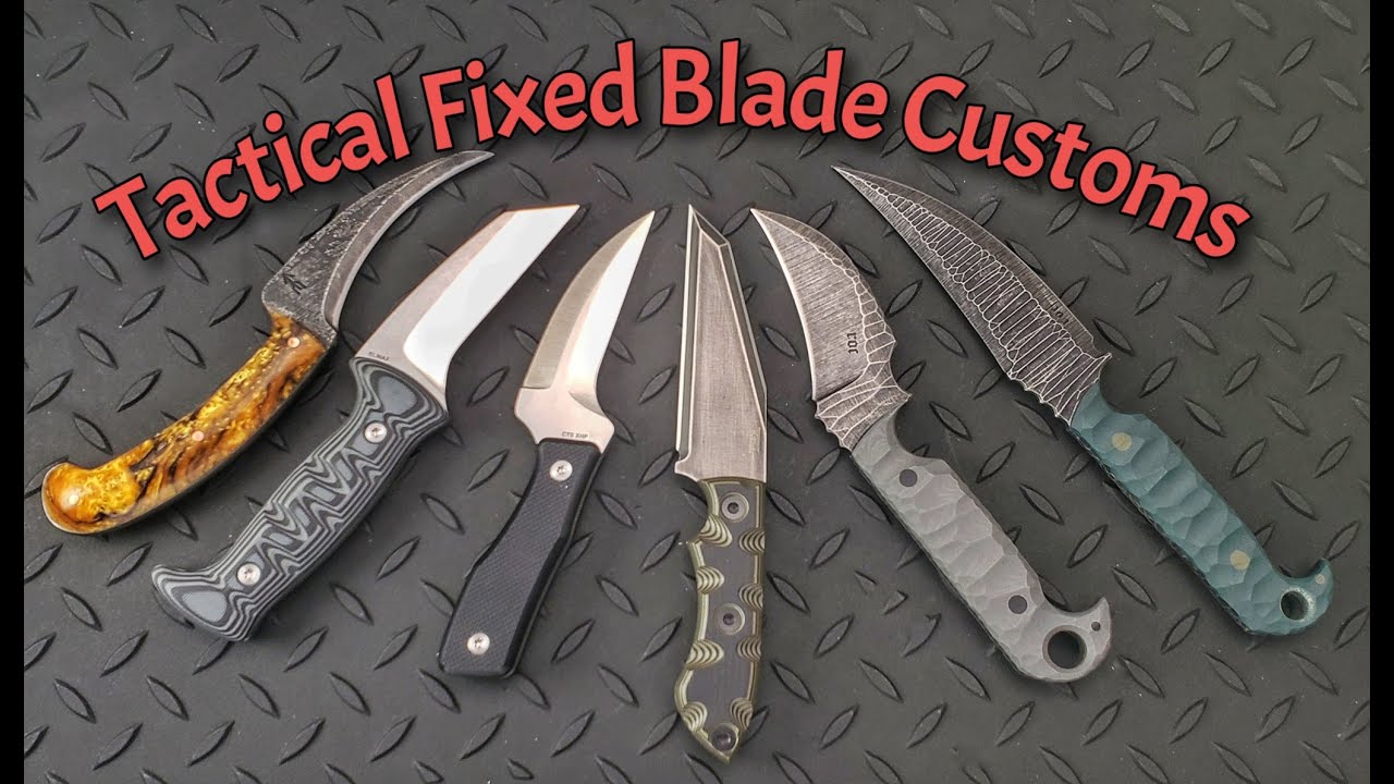Tactical Fixed Blade Custom Knives: Purpose Built Knives