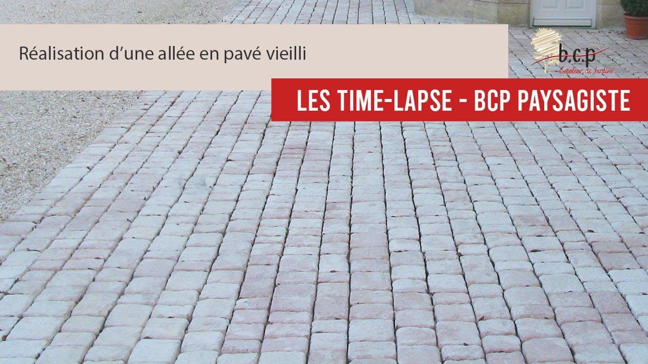 Pose de pavés, version patrimoine.