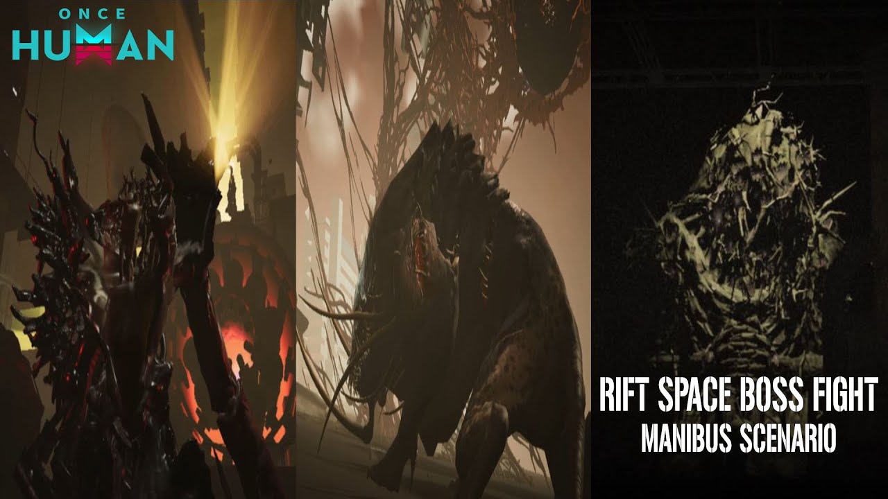 Once Human - All Manibus Rift Space Boss Fights