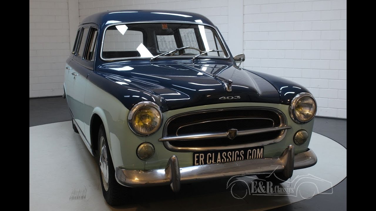 Peugeot 403 Commerciale 1959 Rare model - www.ERclassics.com