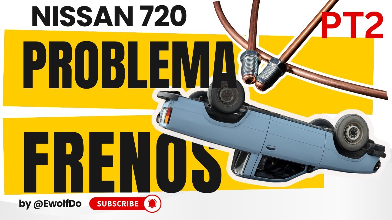 Instalando cilindros, linea de freno y purgadores I Nissan Datsun 720