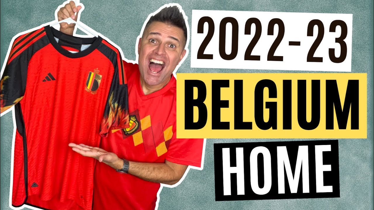 🇧🇪 2022 WORLD CUP KIT 🔥  FIRE SHIRT 🔥 Adidas 2022-23 Belgium Heat-RDY Home Shirt - Review & Unboxing
