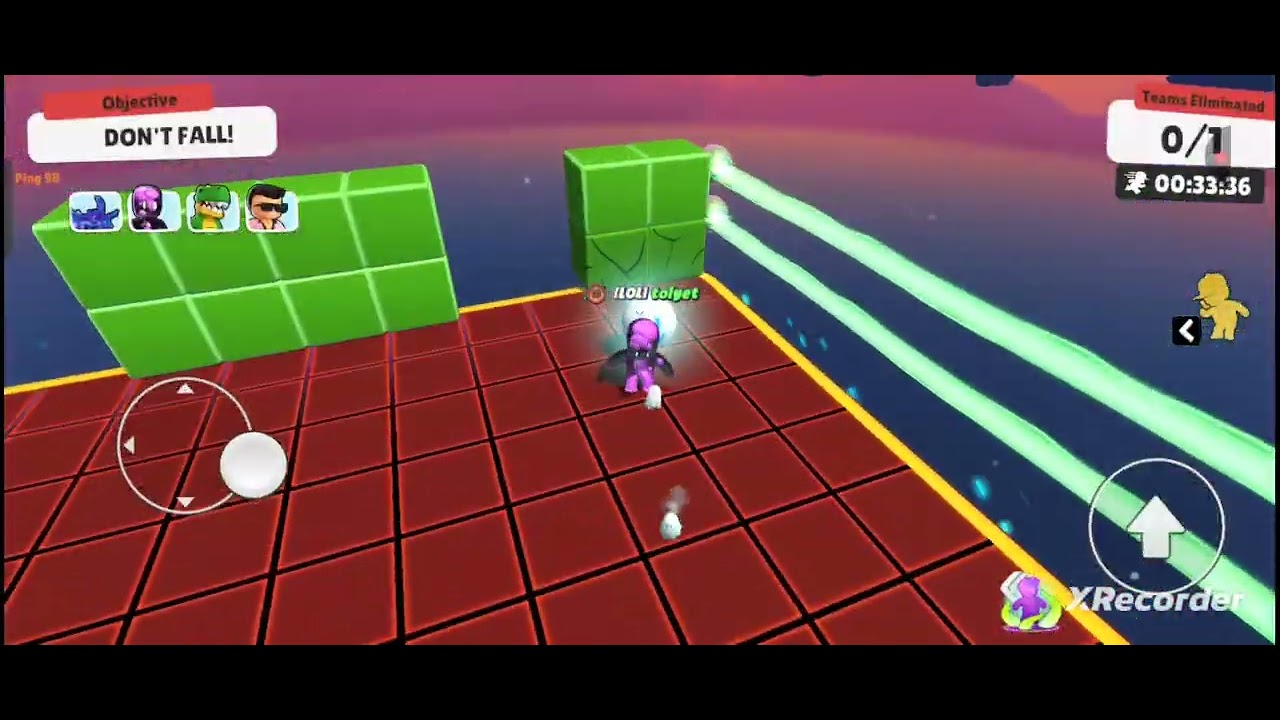 Stumble guys game play video part 2 ( stay patient because I've edited it very much !!!