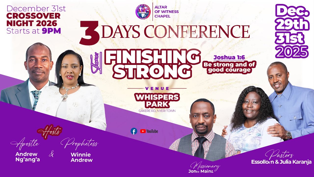 3 DAYS CONFERENCE & CROSSOVER KESHA 2026 || LUNCH HOUR || 31/12/2025