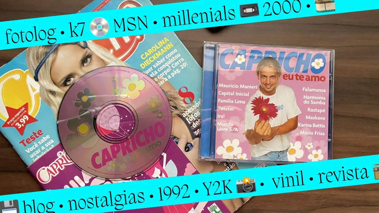 Revista Capricho e cd: quando papel e música marcavam uma época 📖💿