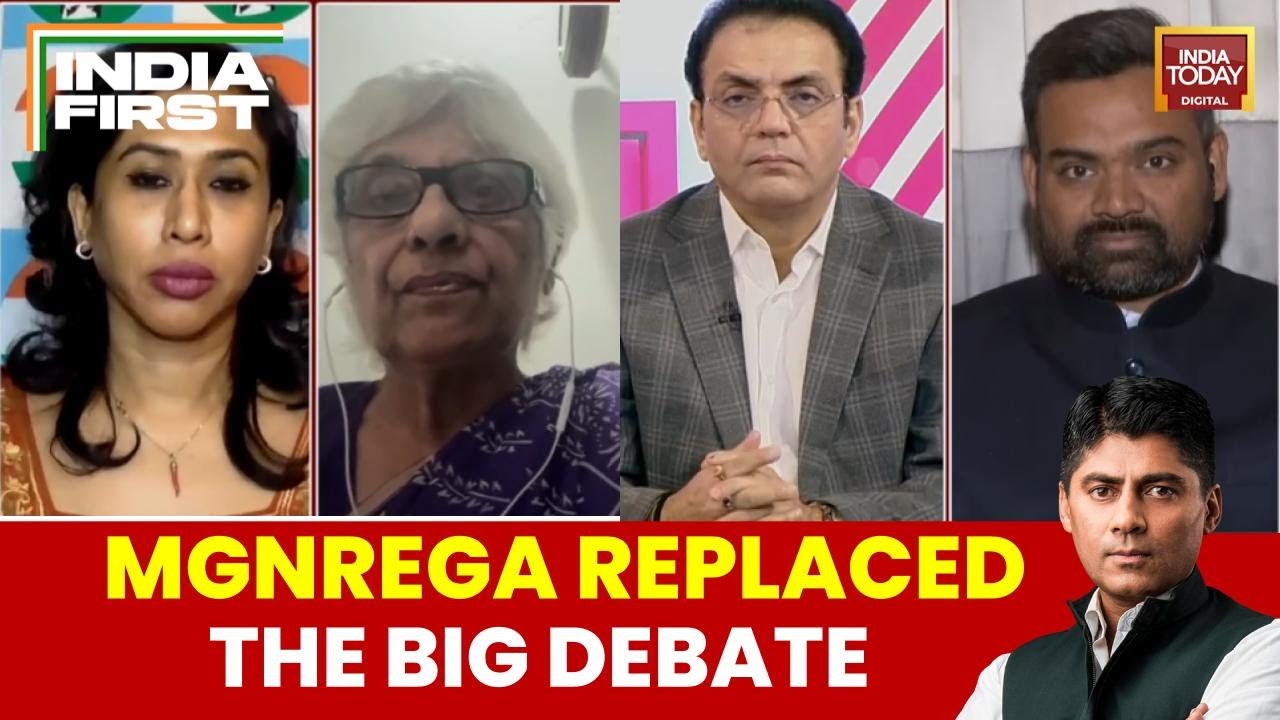 IndiaFirst Debate | VB-GRAM-G Bill: Centre Raises Job Guarantee to 125 Days, States to Bear 40% Cost