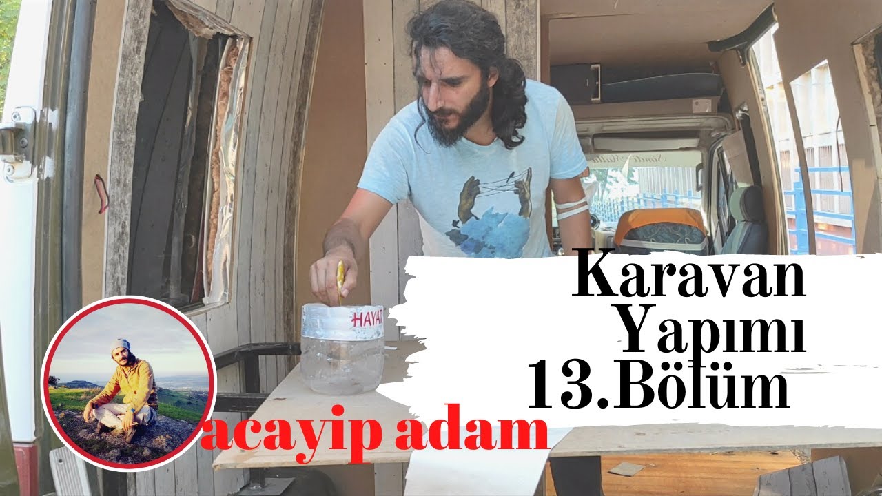 Karavan Yapımı 13. Bölümde duvar kağıtlarını ve zemin döşemesini yaptık.