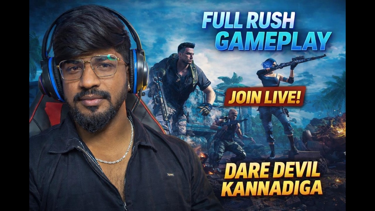🔥BGMI Live Stream | Rank Push To ACE DOMINATOR 💥H#daredevilkannadiga #bgmilive #live #gaming #pubg