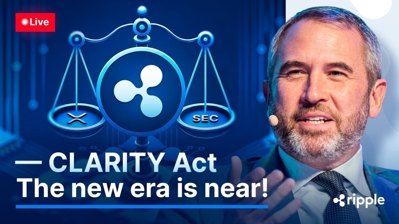 LIVE: Brad Garlinghouse on the CLARITY Act &mdash; What It Means for XRP, Ripple & Crypto Regulation