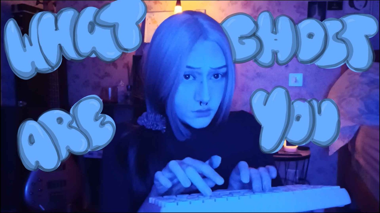 ASMR - Finding out what type of ghost you are (you're dead)  asking questions / french accent (lofi)