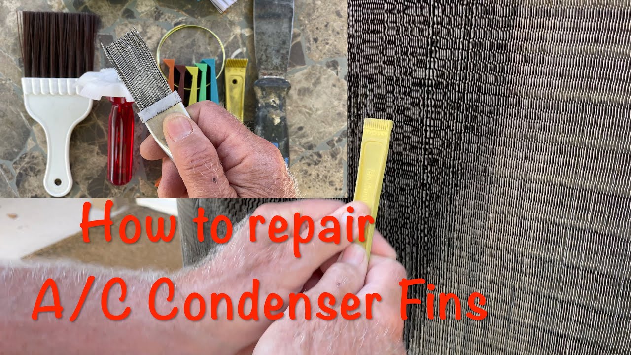 How to Repair and Clean Air Conditioner Condenser Fins