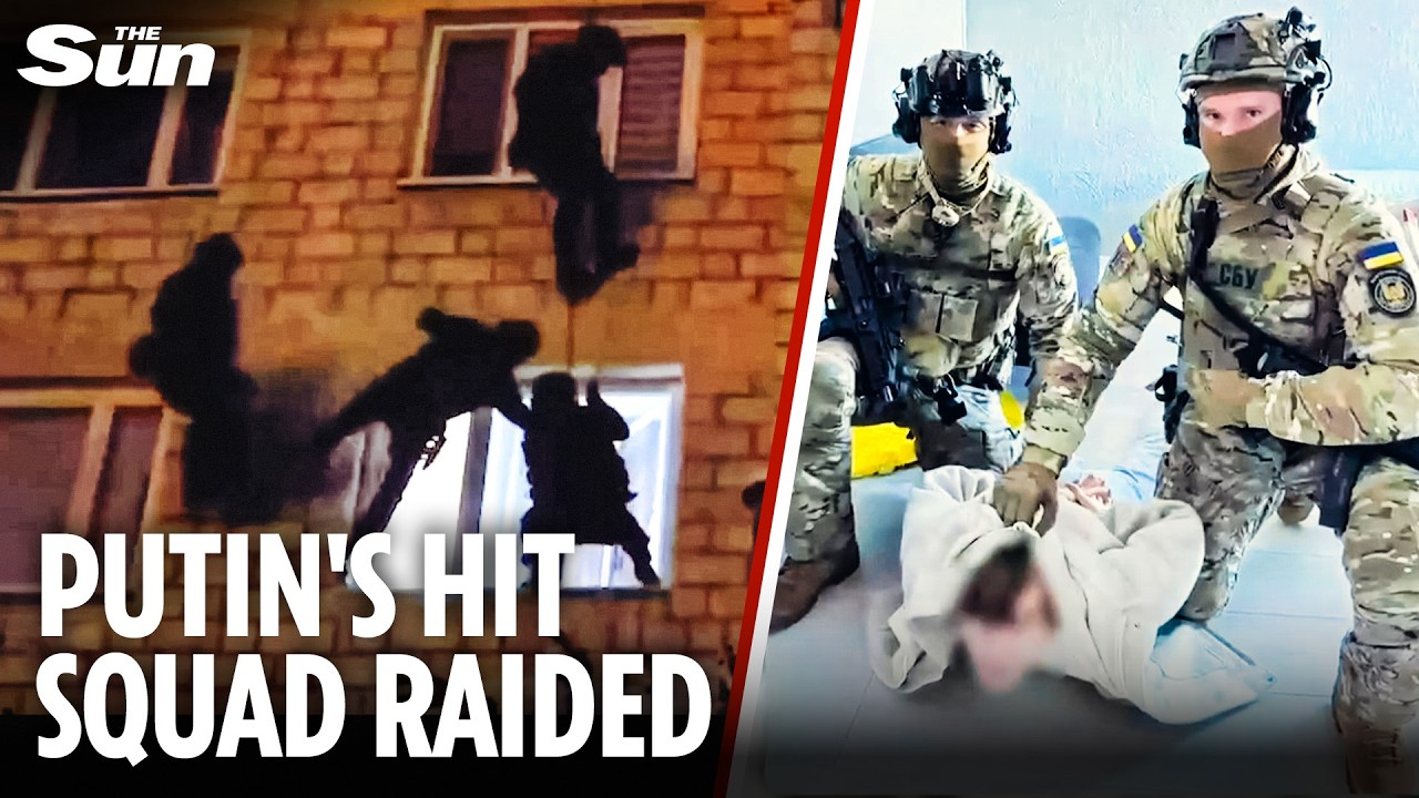 Moment special ops dramatically capture Putin's 'hitman squad' amid plot to murder public figures
