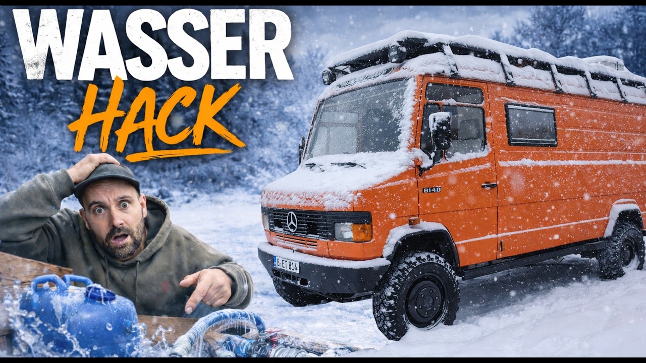 Wassersystem im Camper einbauen bei -5°C (fast eingefroren!)