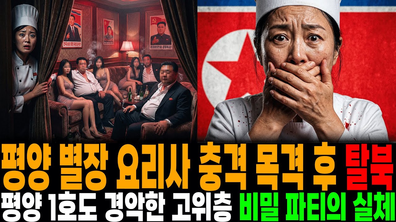 북한 고위층 별장 요리사가 목격한 짐승들의 파티, 국정원도 경악한 고위층의 비밀