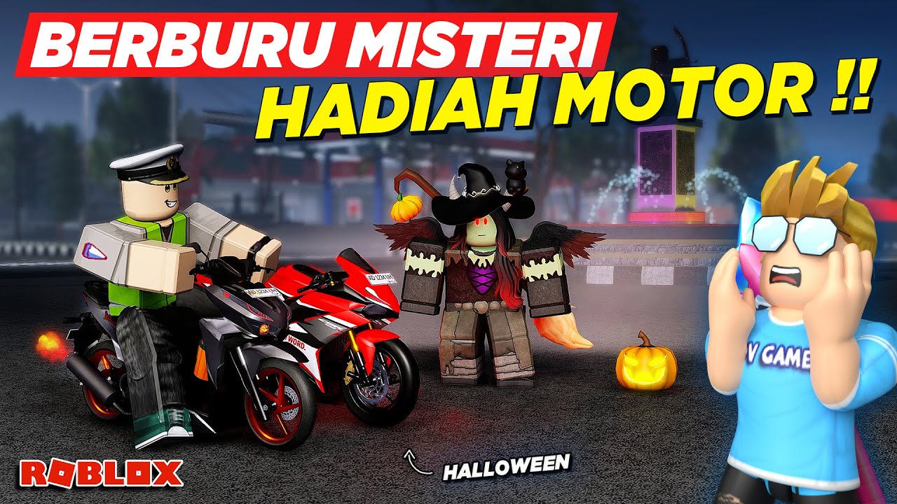BERBURU MISTERI QUEST HALLOWEEN DAPAT MOTOR LIMITED !! REVIEW RDID UPDATE - Roblox Indonesia