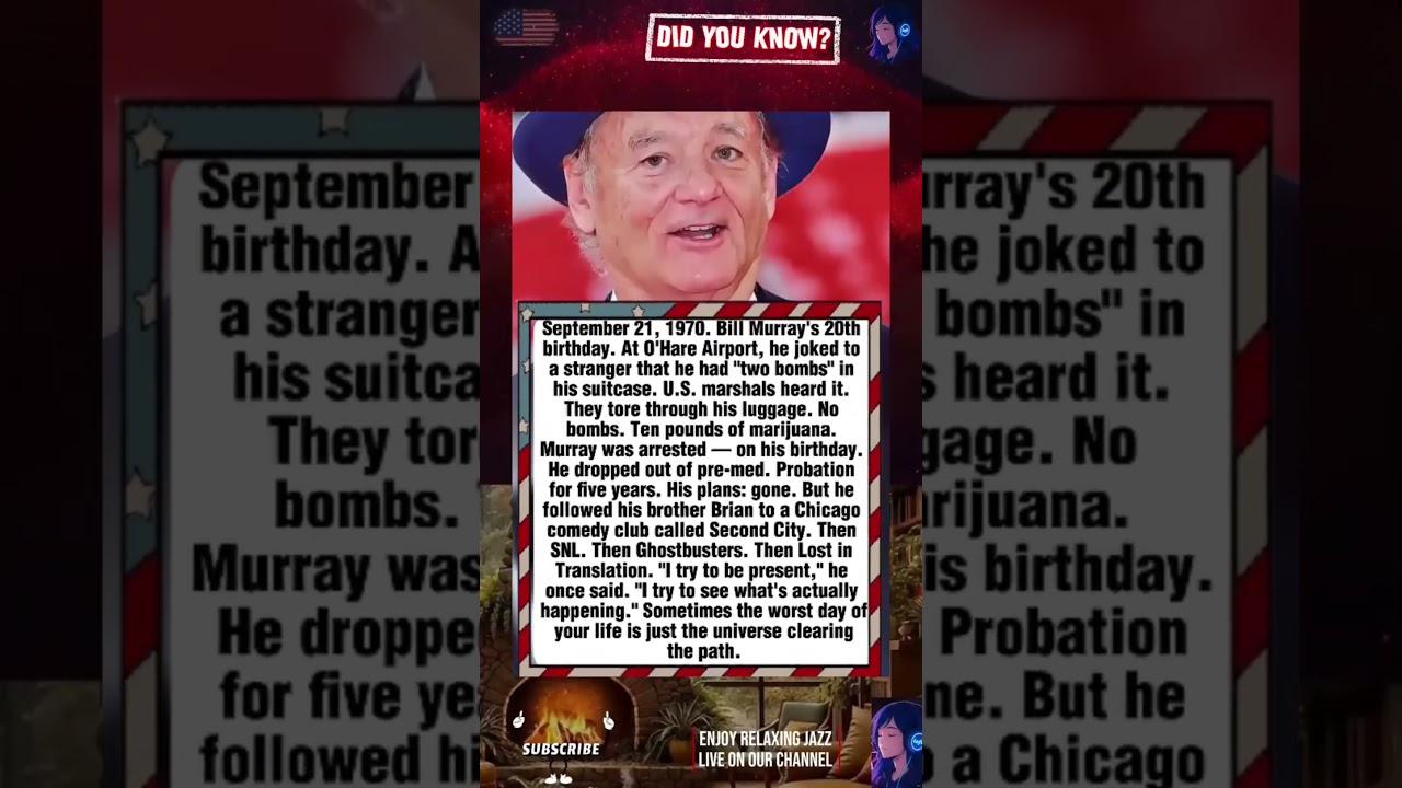 Bill Murray arrested on his birthday&mdash;best worst day ever