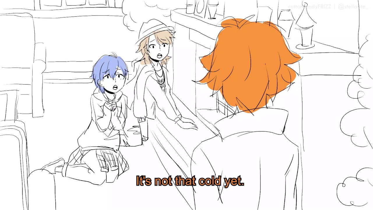 tenma believes in santa but it's that scene from love live
