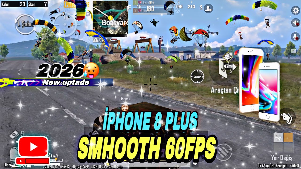 FASTEST 2026 İPHONE 8 PLUS 🔱 PUBG MOBİL