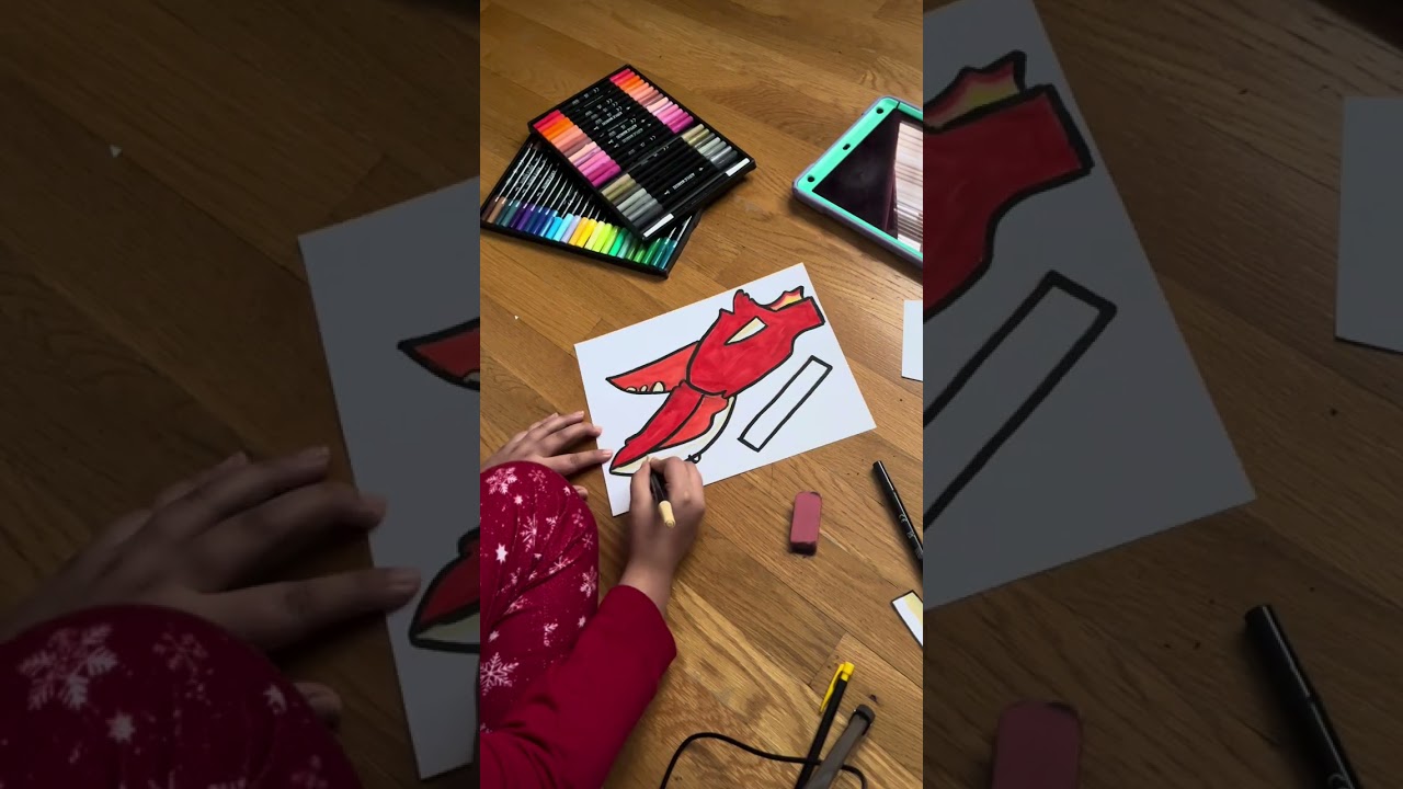 How to make a Paper Dragon Puppet! 