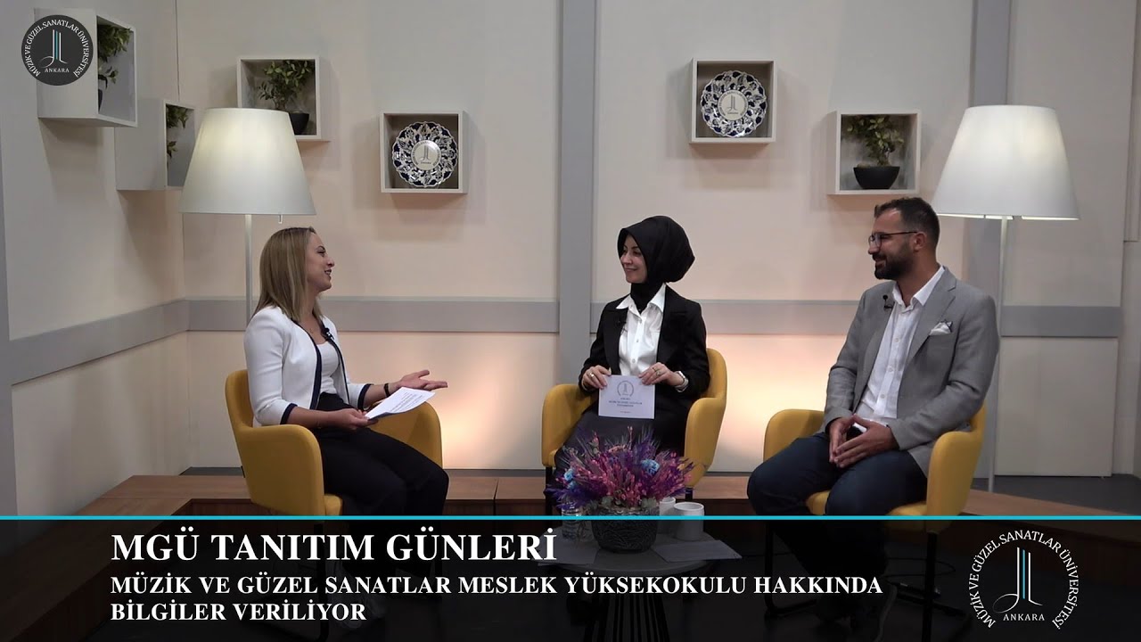 MGÜ  Tanıtım Günleri - Müzik ve Güzel Sanatlar Meslek Yüksekokulu  (Canlı Yayın Tekrarı)