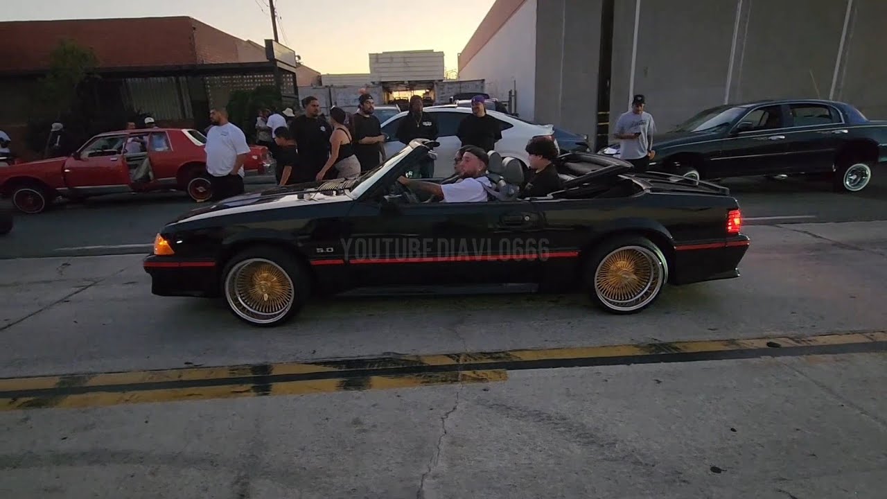 Sunday funday lowriders cruising Broadway was lit all night long 