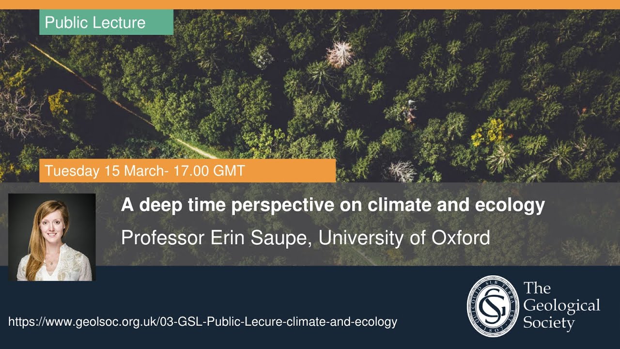 Public Lecture: A deep time perspective on climate and ecology