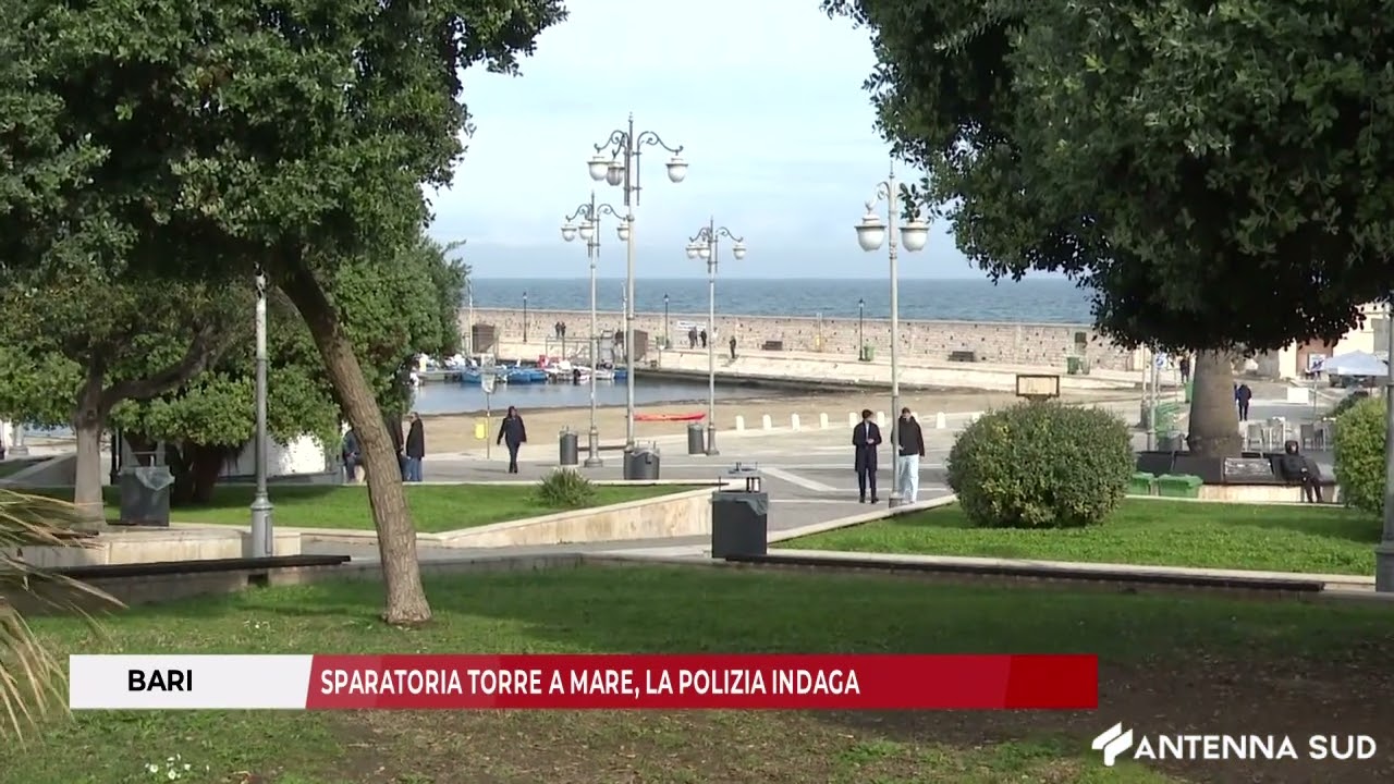 2 MARZO 2025 - BARI, SPARATORIA TORRE A MARE, LA POLIZIA INDAGA