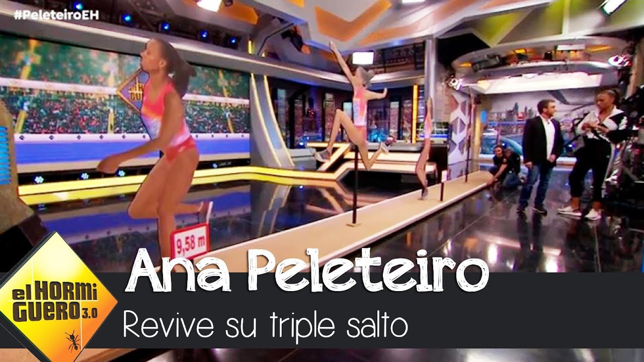 Ana Peleteiro revive el increíble triple salto que la hizo campeona - El Hormiguero 3.0