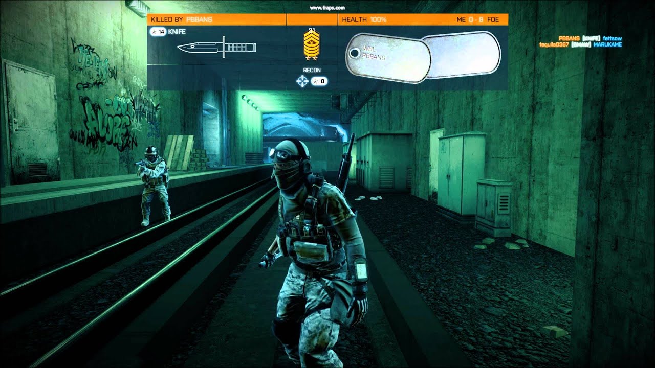 Battlefield 3 knife hacker