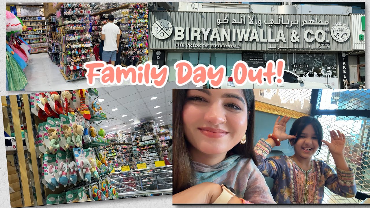 Family Day Out ✨ Lunch & Shopping Vlog 🛍️🍴