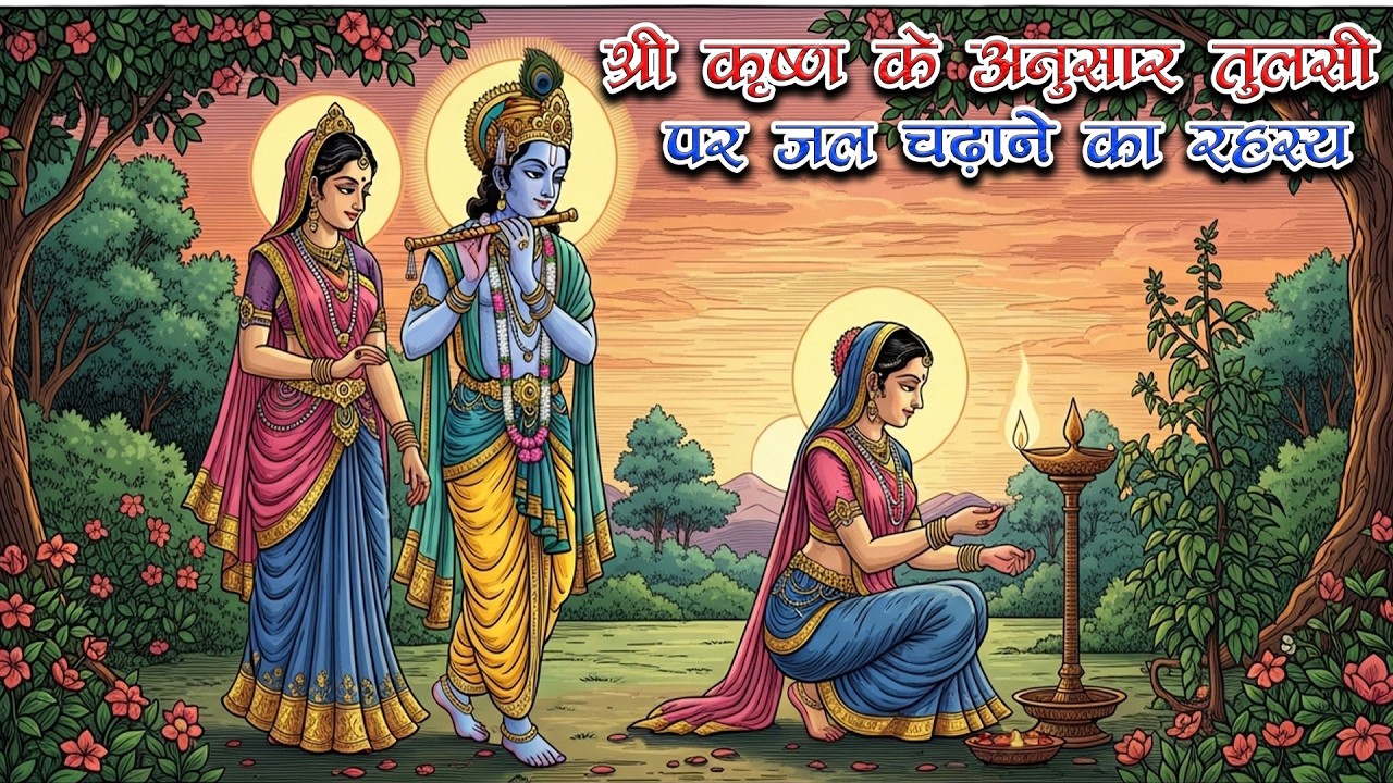 तुलसी के पास दीपक जलाने का रहस्य | यमराज भी मान गए हार! | सुभद्रा और यमराज की कथा 🌿✨
