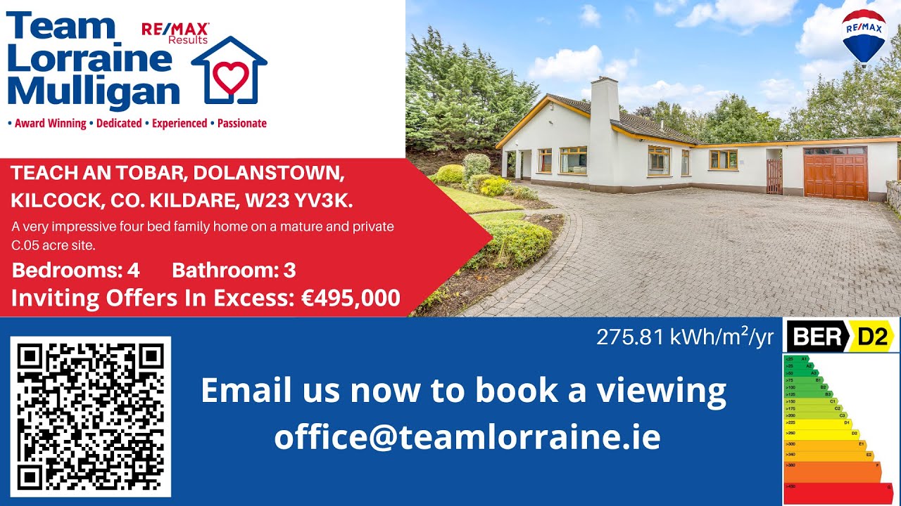 New property for sale in Kilcock! Teach An Tobar, Dolanstown.