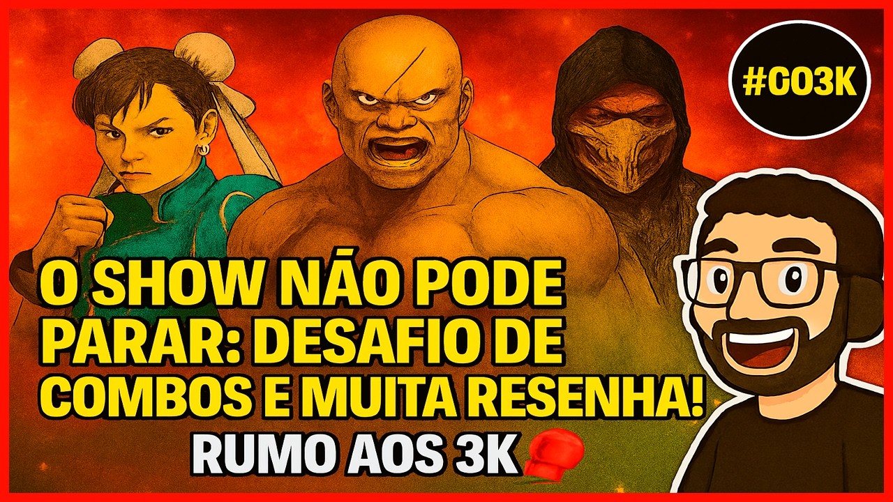 🔴🦁 O SHOW NÃO PODE PARAR: DESAFIO DE COMBOS E MUITA RESENHA! 🥊🚀 #GO3k