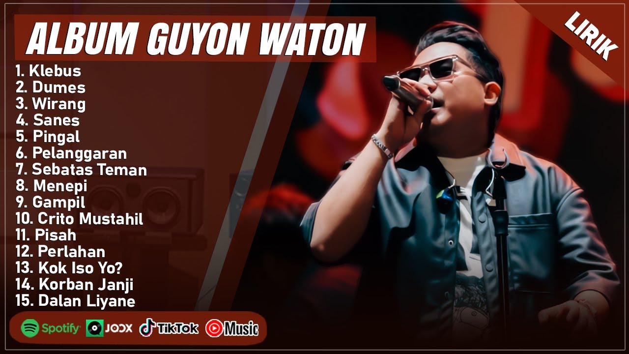 KLEBUS - GUYON WATON FULL ALBUM TERBAIK 2025 (LIRIK) | DUMES || LAGU JAWA TERBARU 2025 TERPOPULER