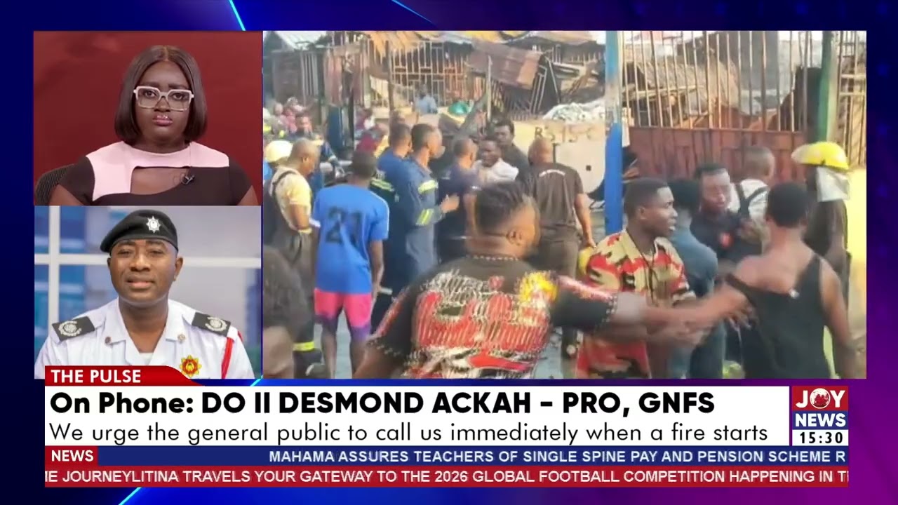 Kasoa Market fire: Officers of the GNFS did not assault anyone - DO II Desmond Ackah.