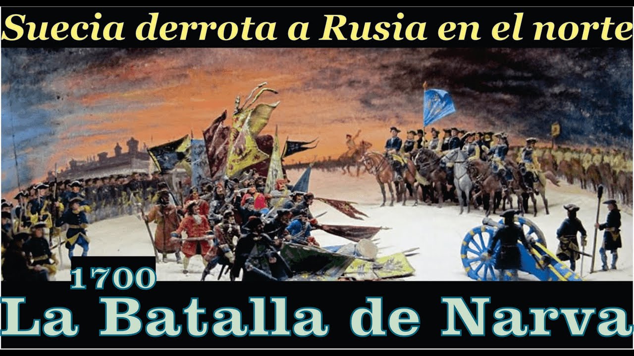 La Batalla de Narva-Rusia contra Suecia