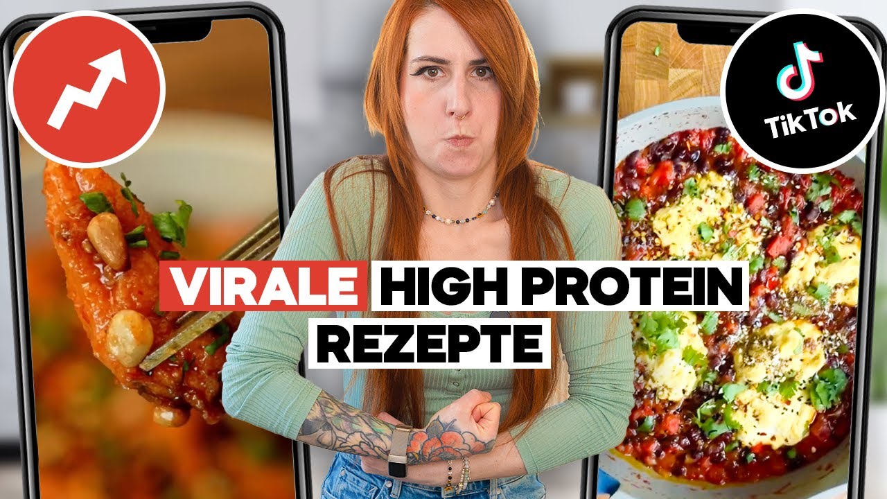 Ich teste virale HIGH PROTEIN REZEPTE 2025 von TikTok 🔥