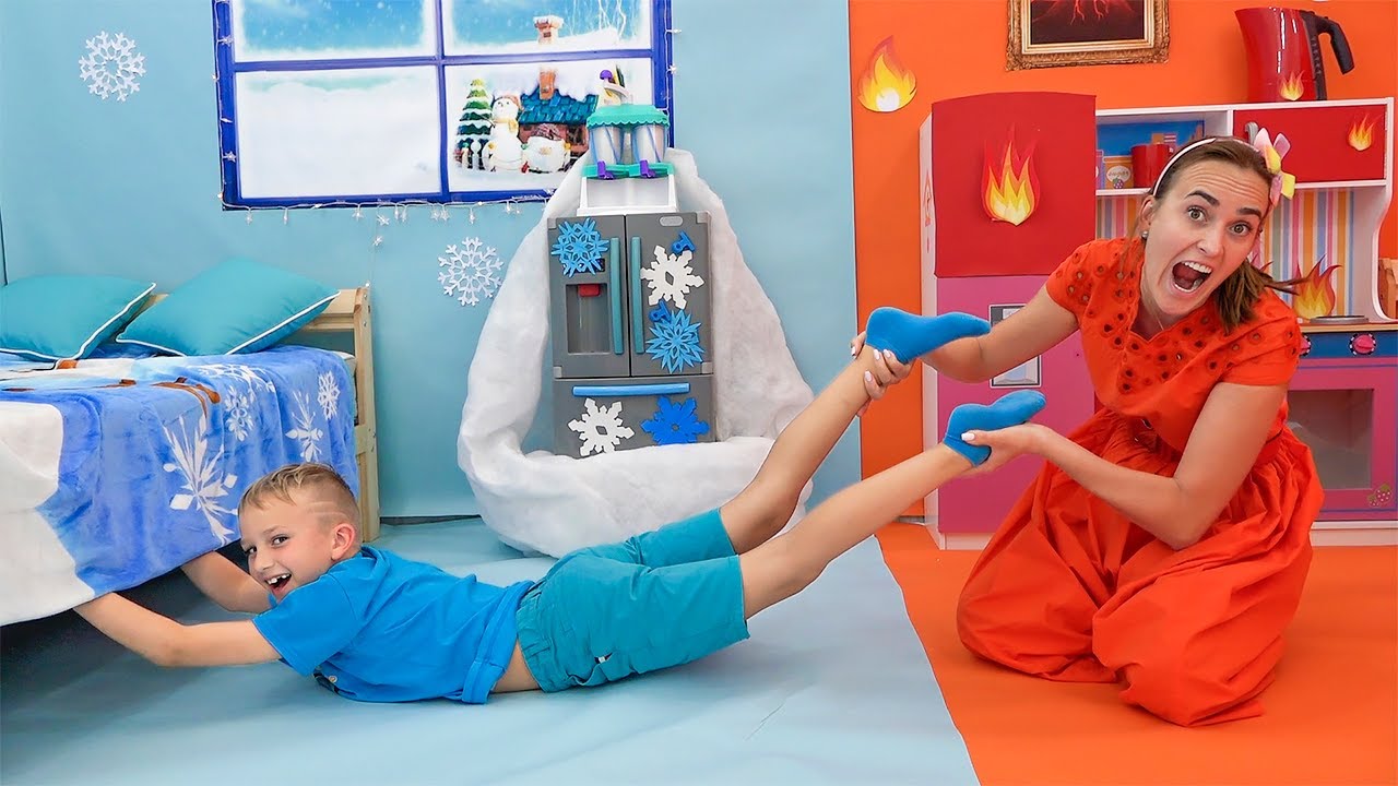 Vlad và Thử thách Nóng vs Lạnh với Mẹ