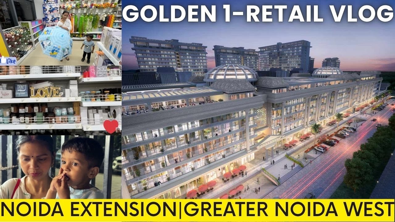 Golden 1 | Shopping VLOG | Tech Zone 4  Greater Noida West | Bihari & Bellina Market #rojacouple