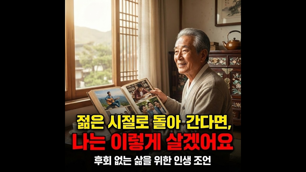젊은 시절로 돌아간다면, 나는 이렇게 살겠어요.