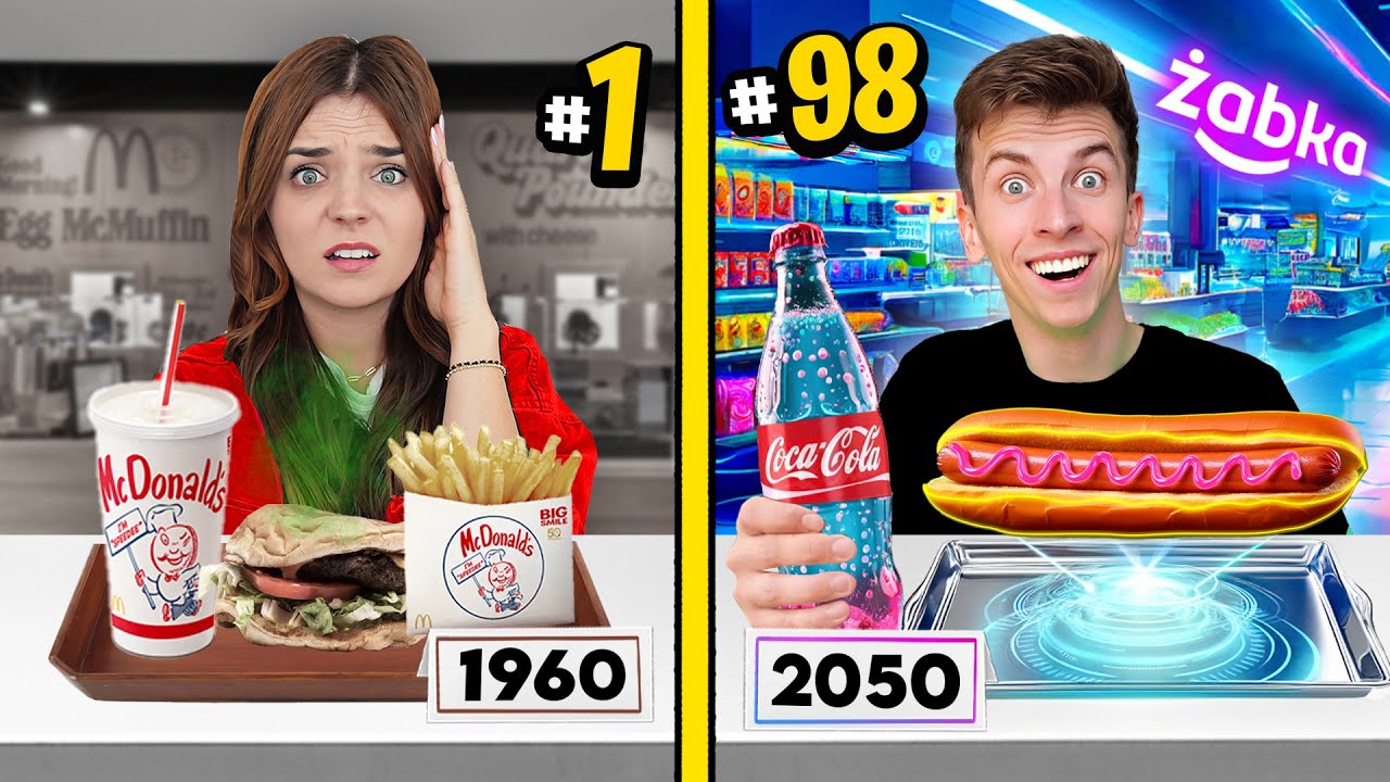 KTO SZYBCIEJ ZJE 100 LAT JEDZENIA WYGRYWA!