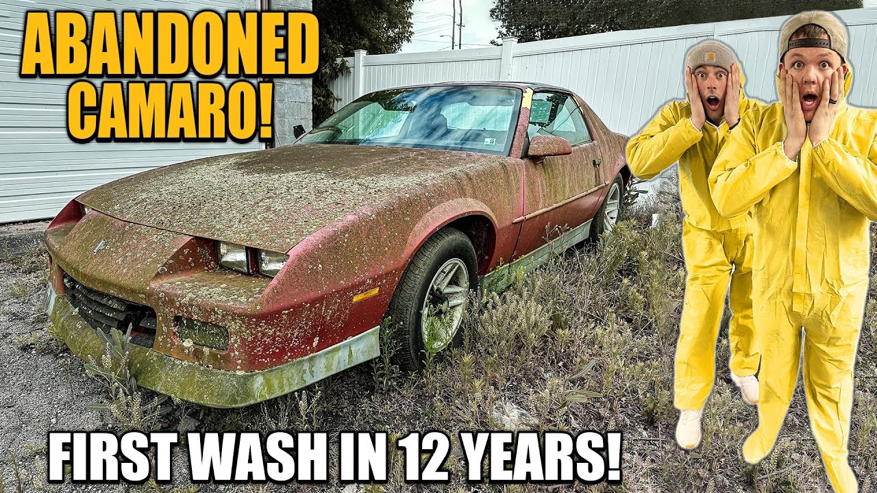 Первая мойка за 12 лет: BARN FIND Camaro при участии Робби Лейтона! | Реставрация деталей автомобиля
