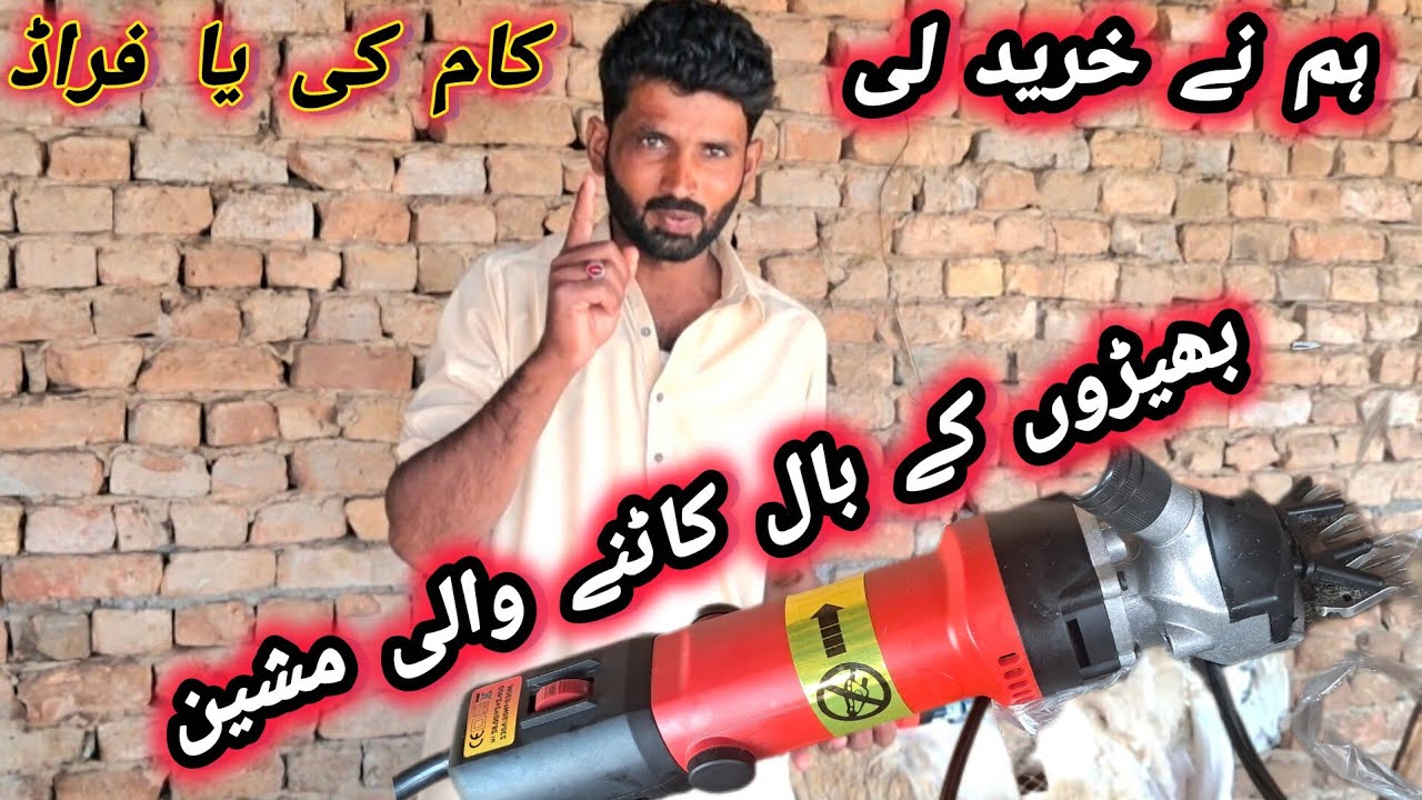 بھیڑوں کے بال کاٹنے والی مشین ٹیسٹ کام کی چیز یا پیسوں کا ضیاع