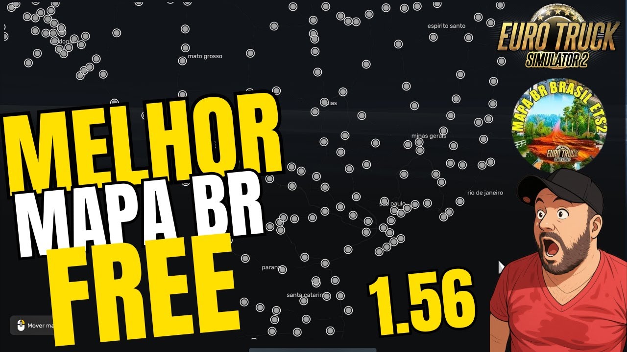 O MELHOR MAPA BRASILEIRO para ETS2 1.56 &ndash; BAIXE E INSTALE GR&Aacute;TIS!