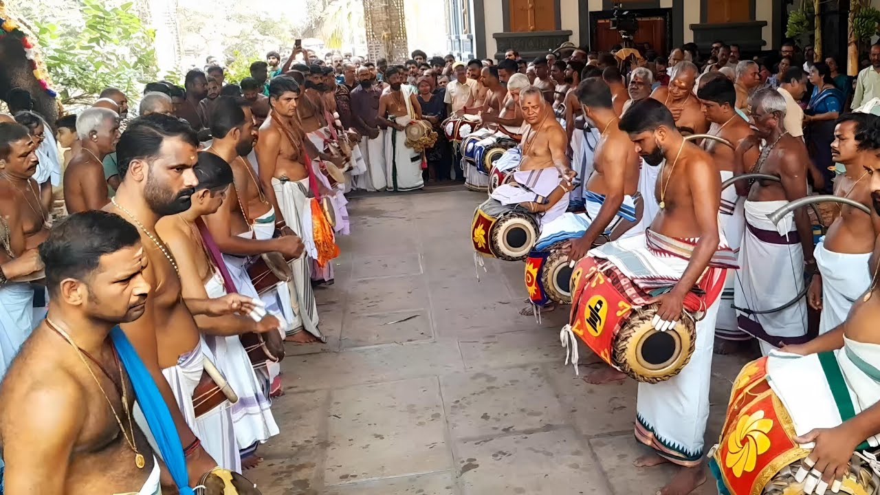 Panchavadyam🔥| Pallavur Sreedharan marar and Kottakkal Ravi team | Olarikkara temple festival 