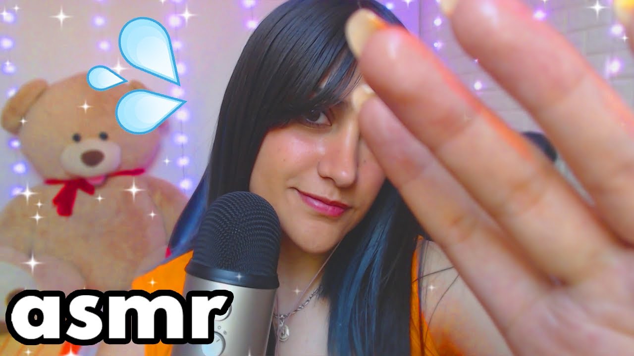 ASMR en Español || Spit Painting en tu CARITA y Visuales 💦 Cosquilloso