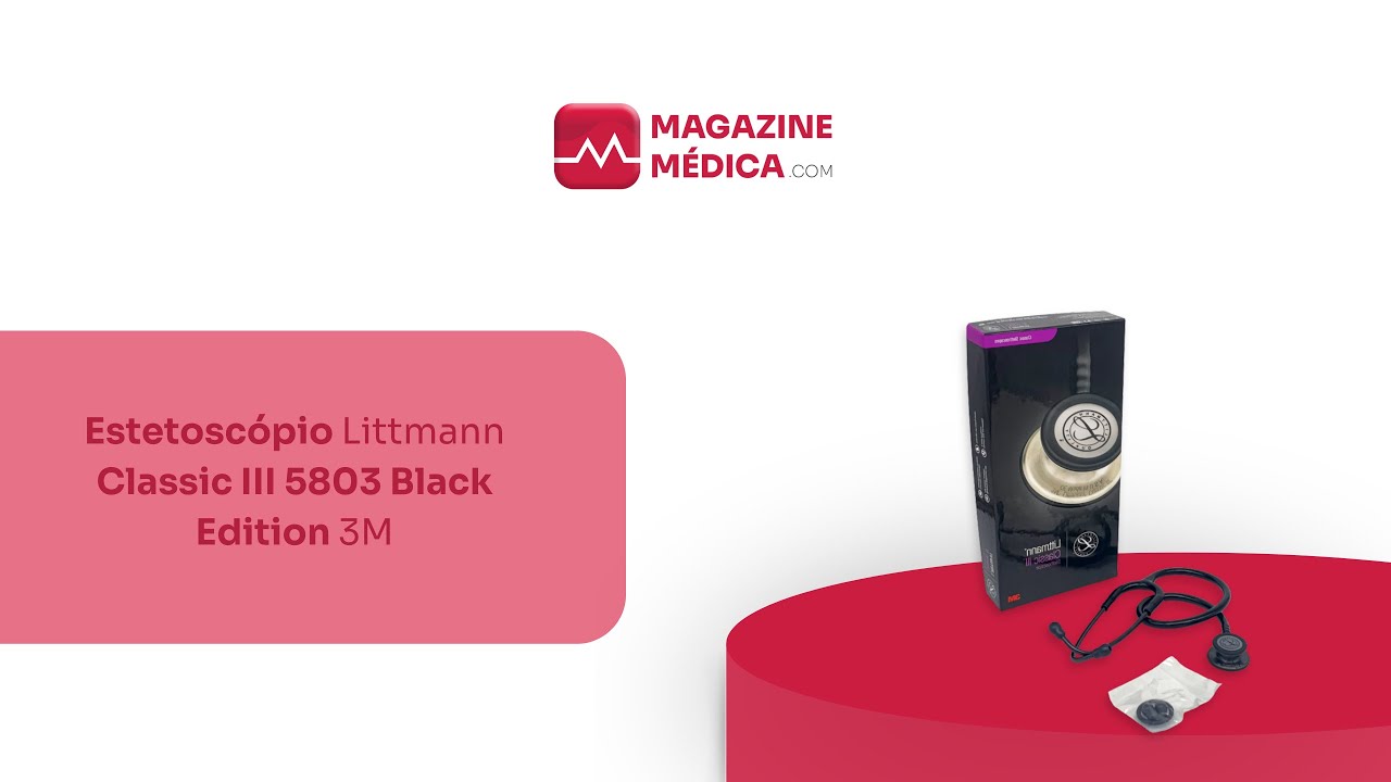 Estetoscópio Littmann Classic III 5803 Black Edition 3M